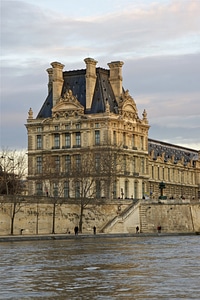 Paris. France. South facade of the Palais du Louvre photo