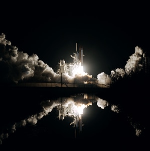 Early Morning Space Shuttle Launch