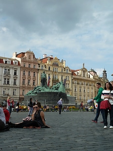 View on Old Town Square in Prague, Czech Republic photo