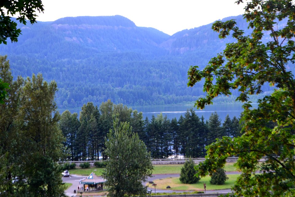 View of the Mountain and Lake