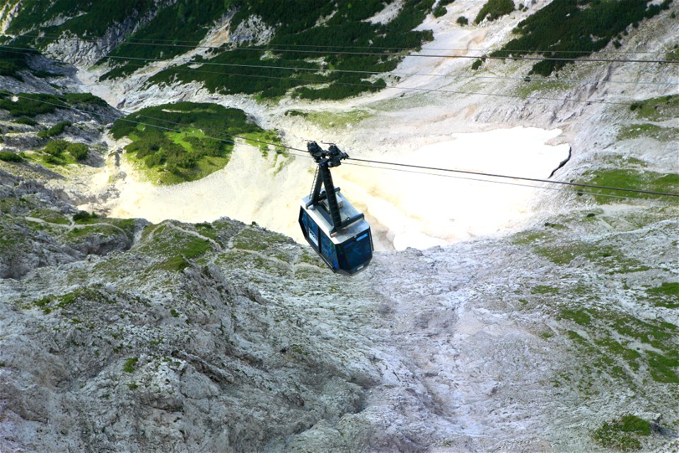 Karwendelbahn Cable Car in Mittenwald, Bavaria, Germany