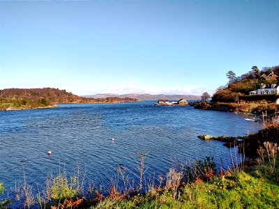 Tarbert Harbour, looking East towards Portavadie