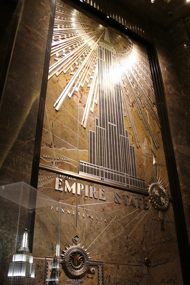 The Empire State Building entrance hall circa