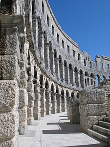 Roman amphitheatre (Arena) in Pula
