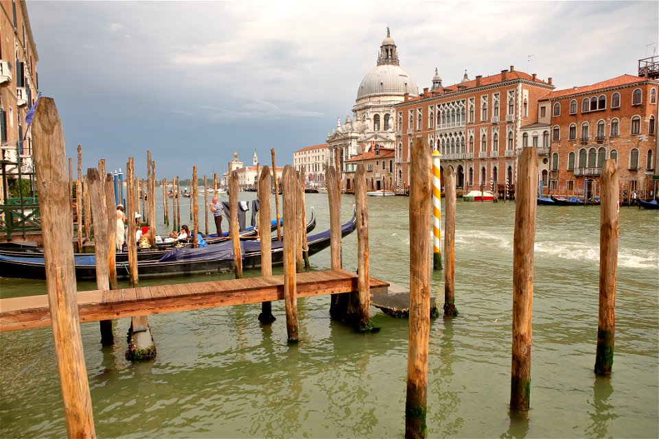 The Basilica of Santa Maria della Salute, Venice, Italy photo