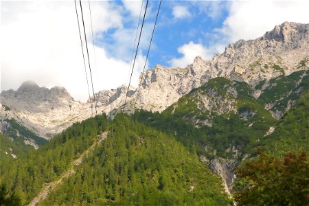 Karwendelbahn Cable Car in Mittenwald, Bavaria, Germany