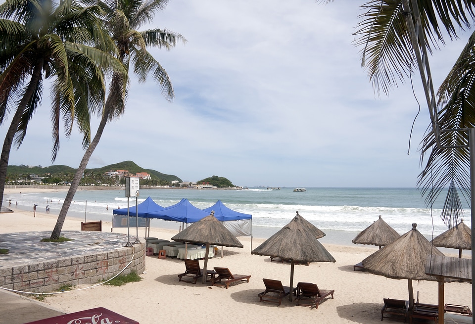 Dadonghai beach in Sanya, China