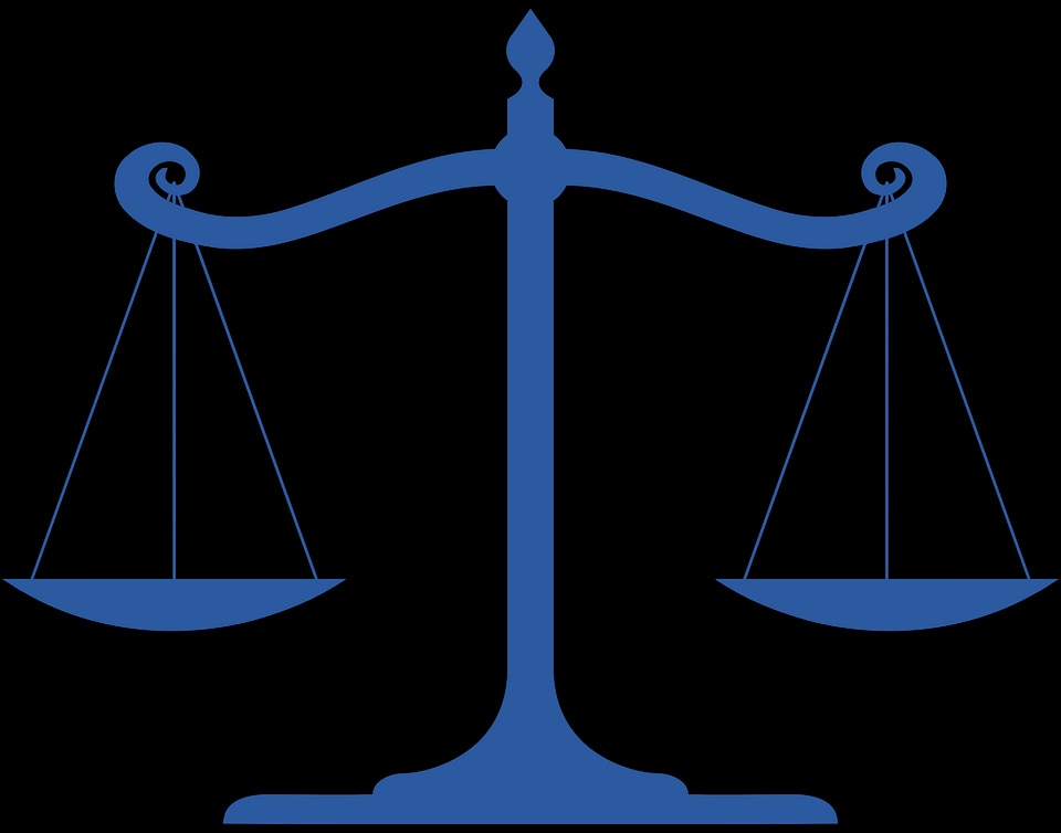 Balanced scale of Justicfe