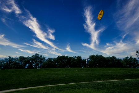 Kite flying photo