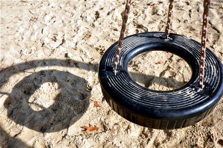 Tire Swing and Shadow photo