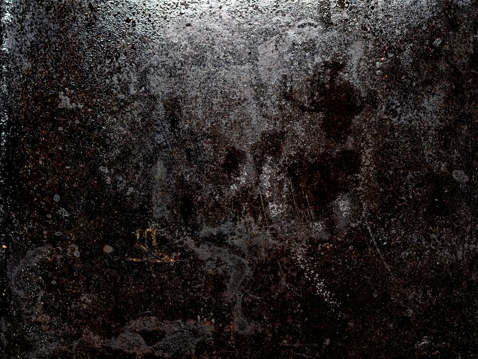 dirty black steel plate