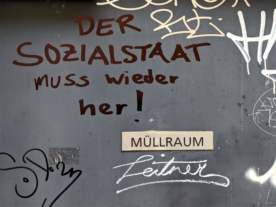 DER SOZIALSTAAT muss wieder her