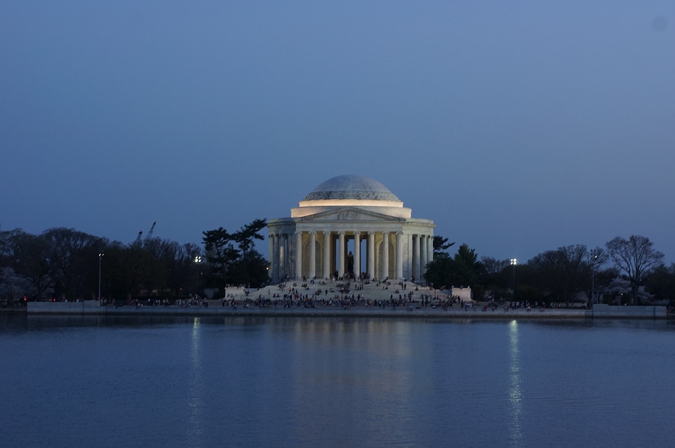 Thomas Jefferson Memorial Washington DC at Night