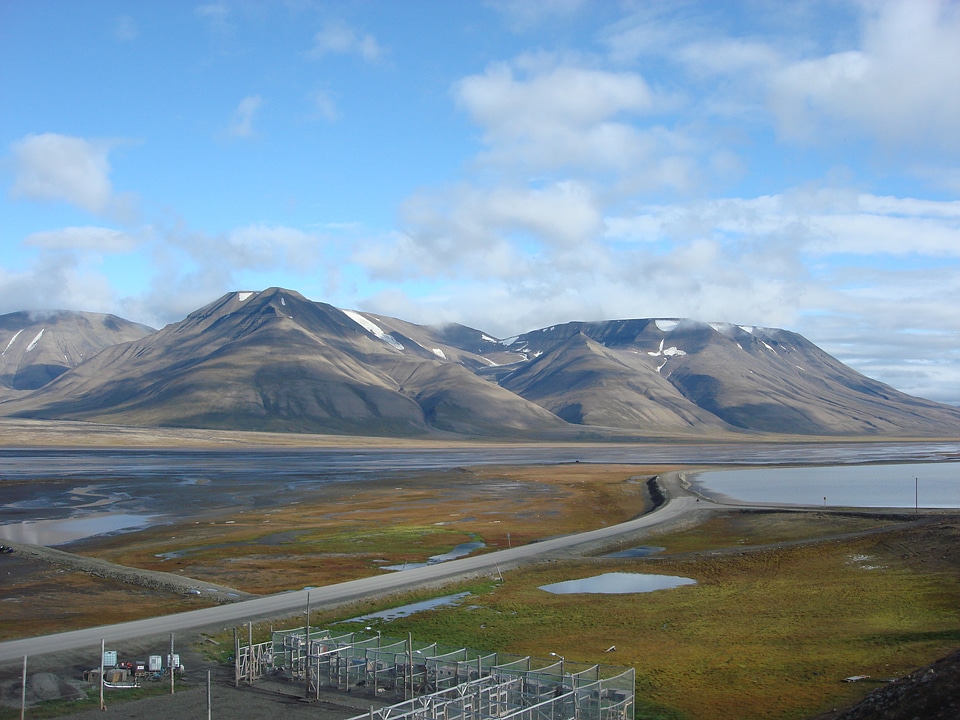 Beautiful scenic view of Spitsbergen Norway