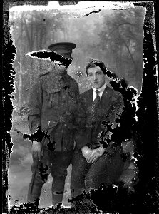 (Left) Private George Bird (1885-1965) photo
