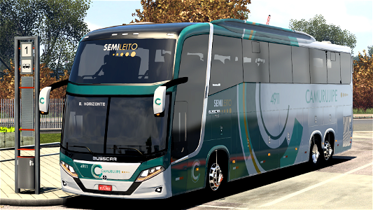 Ônibus Busscar Vissta Buss 400 Skin Camurujipe ETS2 Euro Truck Simulator 2 photo