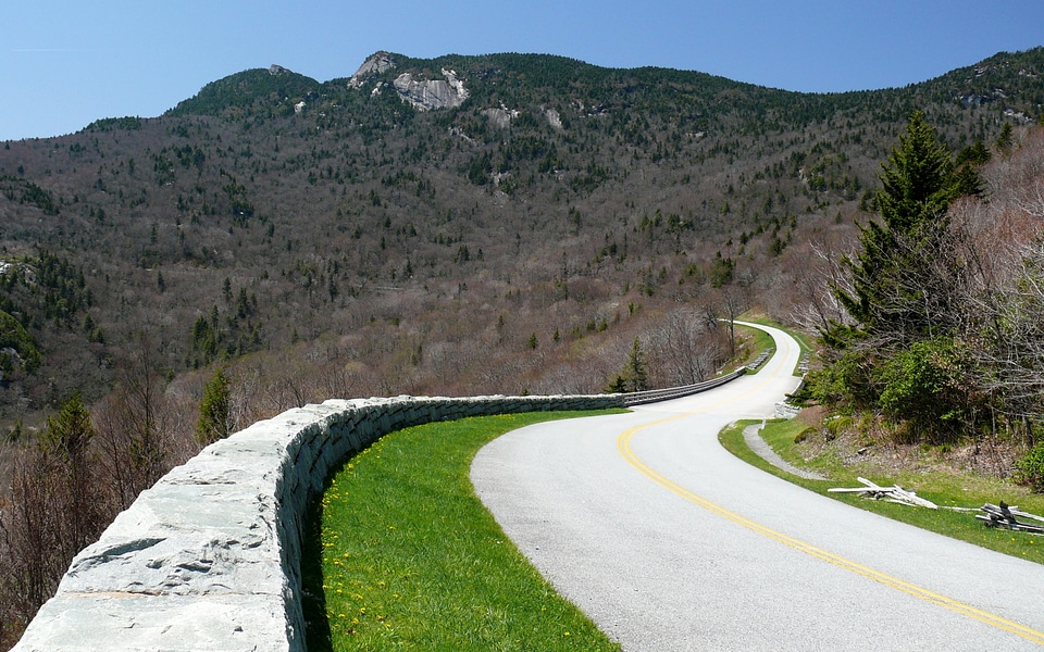 Blue Ridge Parkway in Avery County, NC