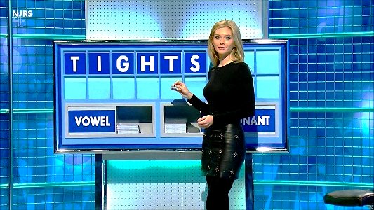 Spelling ‘tights’ on Countdown photo