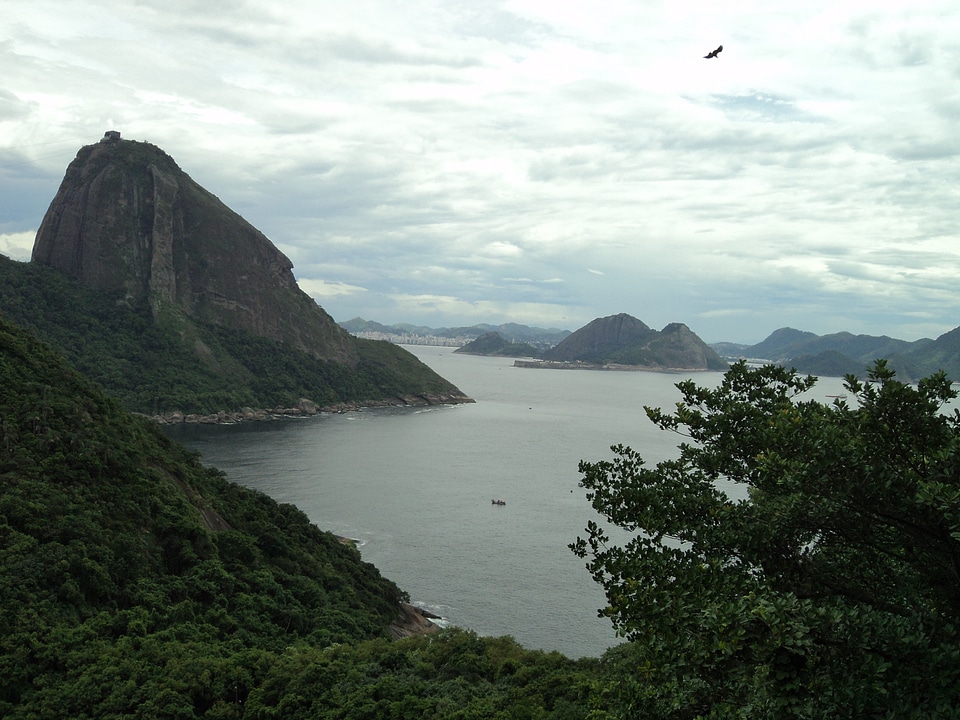 Rio de Janeiro, Brazil. Suggar Loaf and Botafogo beach