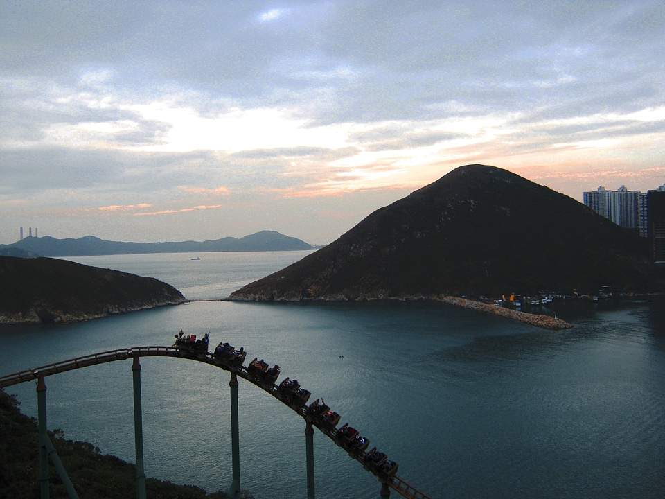 Hong Kong Ocean Park Roller Coaster Ocean Park