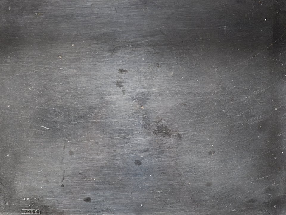 transparent plastic box with scratches