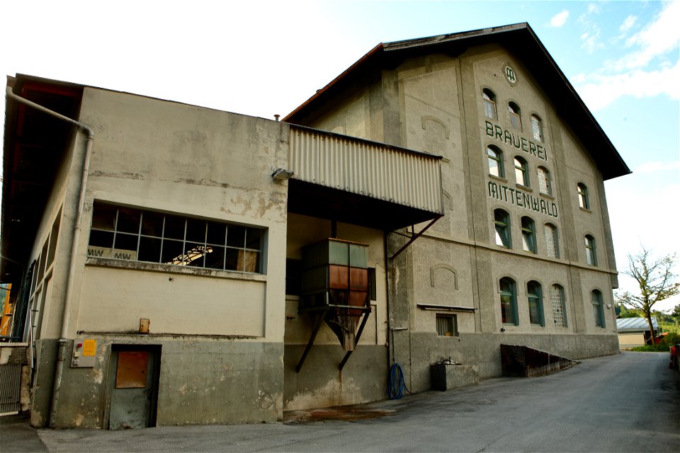 The Brauerei Mittenwald, Bavaria, Germany