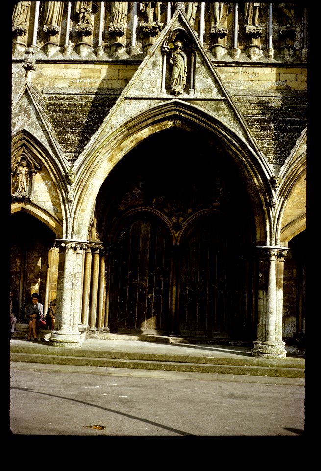 Salisbury Cathedral west front entrance