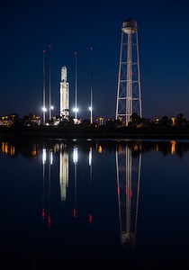 Orbital Antares Rocket at the Launch Pad photo