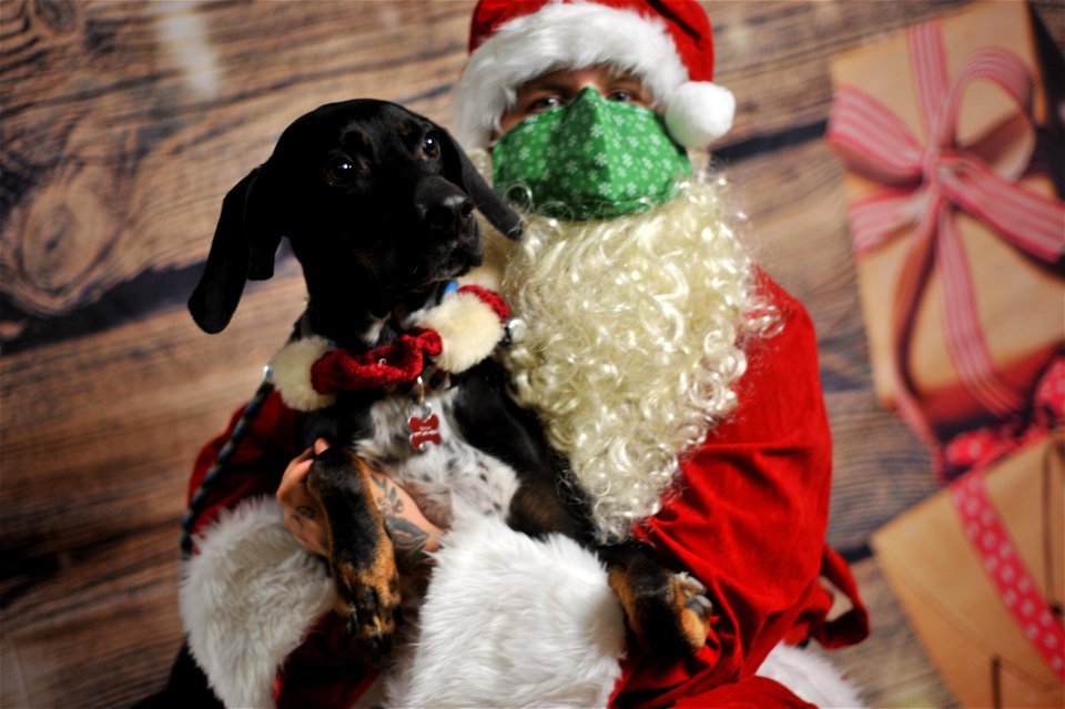 City of Elderly Love Claus for Paws Fundraiser