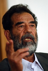 Former President of Iraq, Saddam Hussein photo