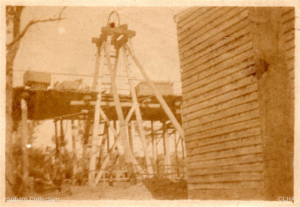 Poppet head, Ayrfield No. 1 Colliery, NSW, [1920s] photo