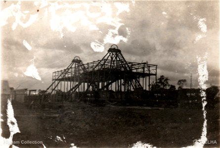 Ayrfield No. 2 Colliery under construction near racecourse, NSW, photo