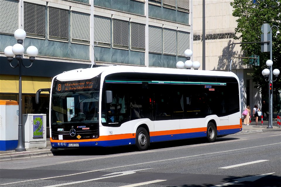 ESWE, Wiesbaden - Wagen 163- WI-VG 1163 - Mercedes-Benz O 530 eCitaro (2021) - Wiesbaden, 02.08.2022