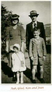 Glad, Aub, Jean and Ken Foster, [n.d.] photo