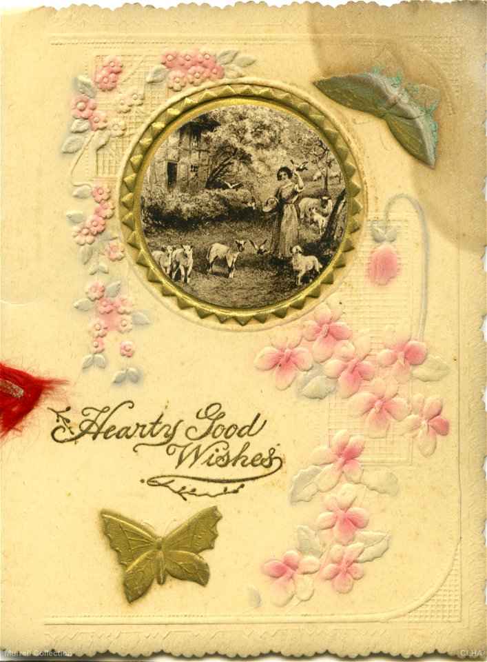 "Hearty good wishes" - Christmas and New Years card