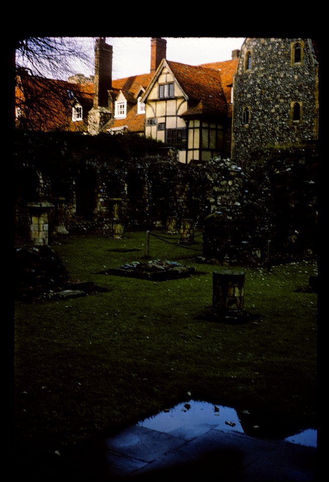 Monastery ruins, Canterbury photo