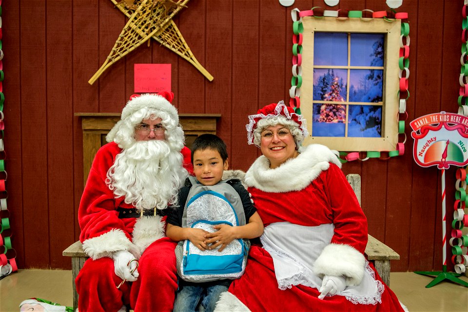 Emmonak welcomes Santa to town photo