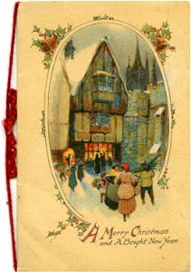 A Merry Christmas and a bright New Year - Christmas Card