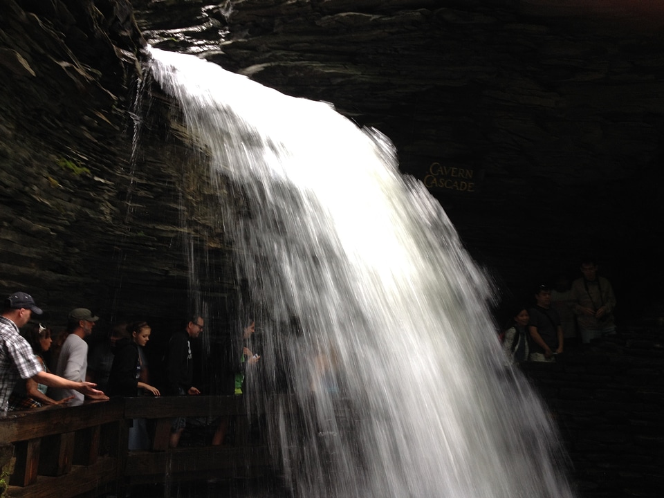 Gavern Cascade at Watkins Glen Park NY