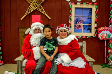 Emmonak welcomes Santa to town photo