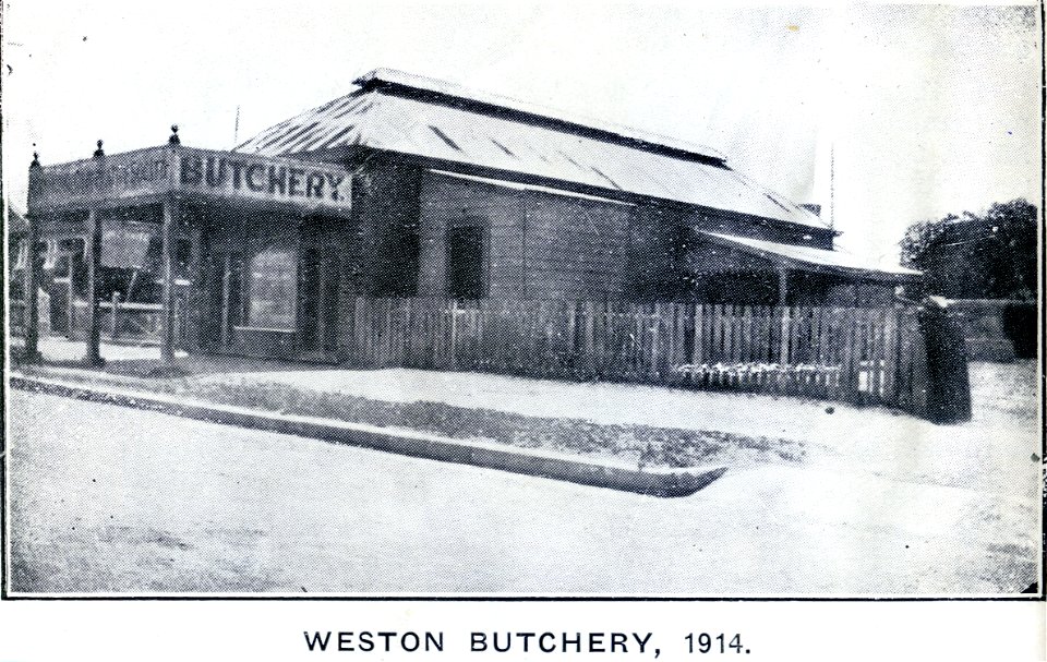 Weston Butchery, Kurri Kurri Co-operative Society, Weston, NSW, 1914
