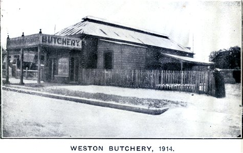Weston Butchery, Kurri Kurri Co-operative Society, Weston, NSW, 1914