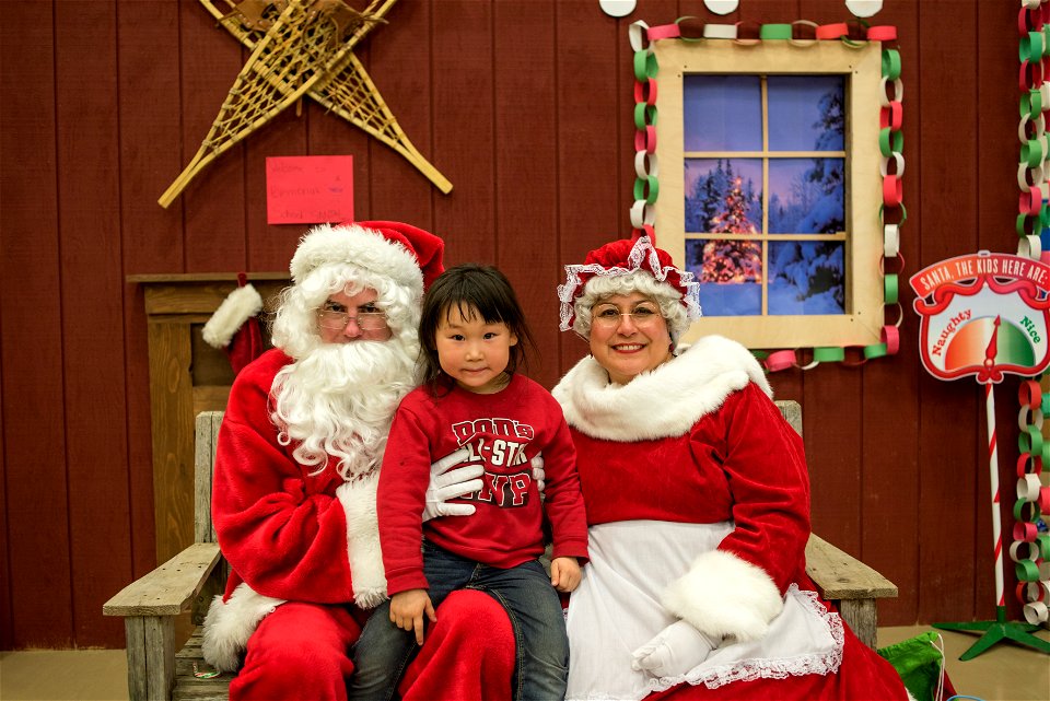 Emmonak welcomes Santa to town photo