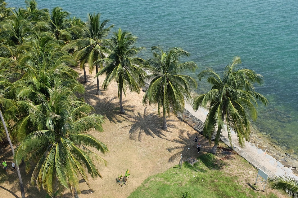 Raffles Lighthouse on Pulau Satumu, Singapore