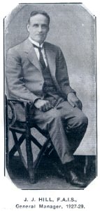J. J. Hill, F.A.I.S., General Manager, Kurri Kurri Co-operative Society, 1927-1929