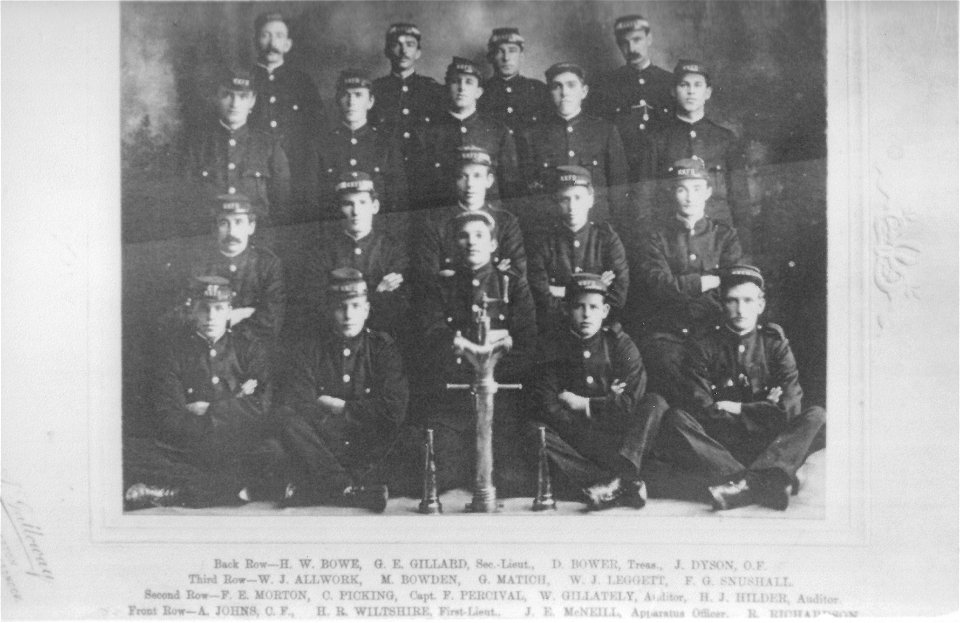 Volunteer firefighters, Kurri Kurri, NSW, [n.d.] photo