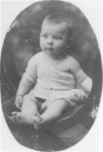 Portrait of a baby, [n.d.] photo