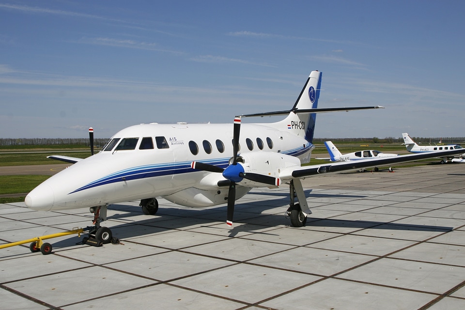 Jetstream at the airport