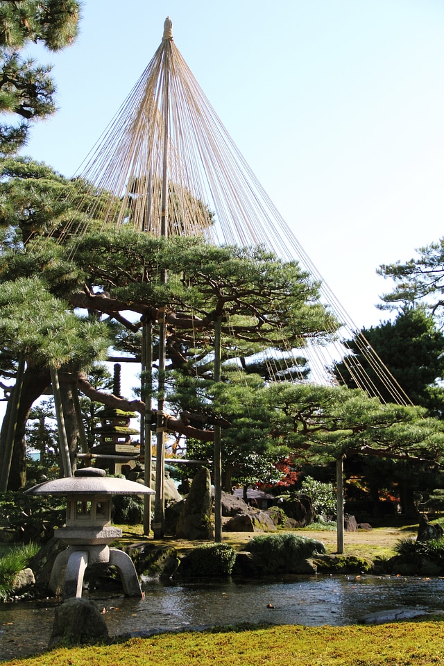 Kenrokuen Garden in Japan