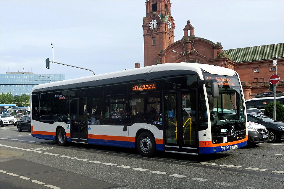 ESWE, Wiesbaden - Wagen 214 - WI-VG 1214 - Mercedes-Benz O 530 eCitaro (2022) - Wiesbaden, 06.07.2022